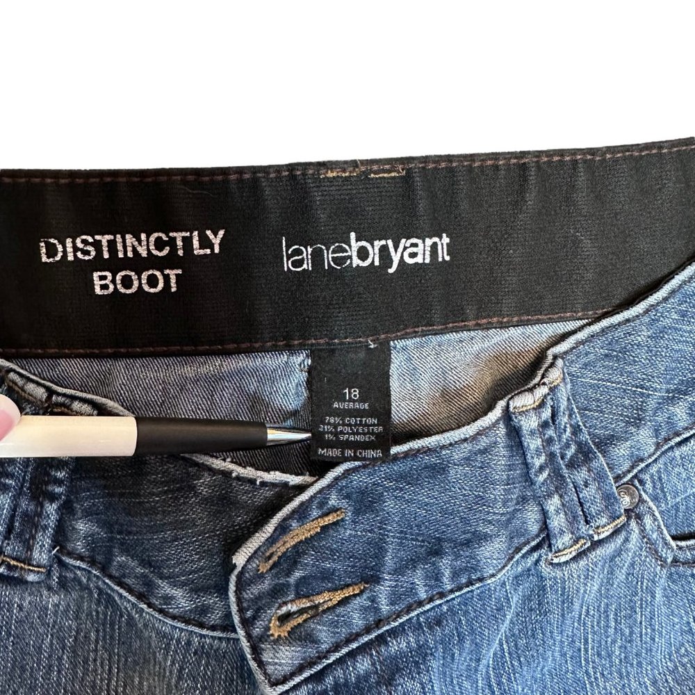 Lane Bryant Distinctly Bootcut Dark Wash Jeans - Picture 2 of 4